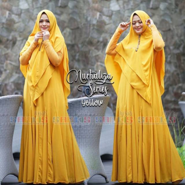 PRELOVED NURHALIZA SERIES MUSTARD BY SARKIS