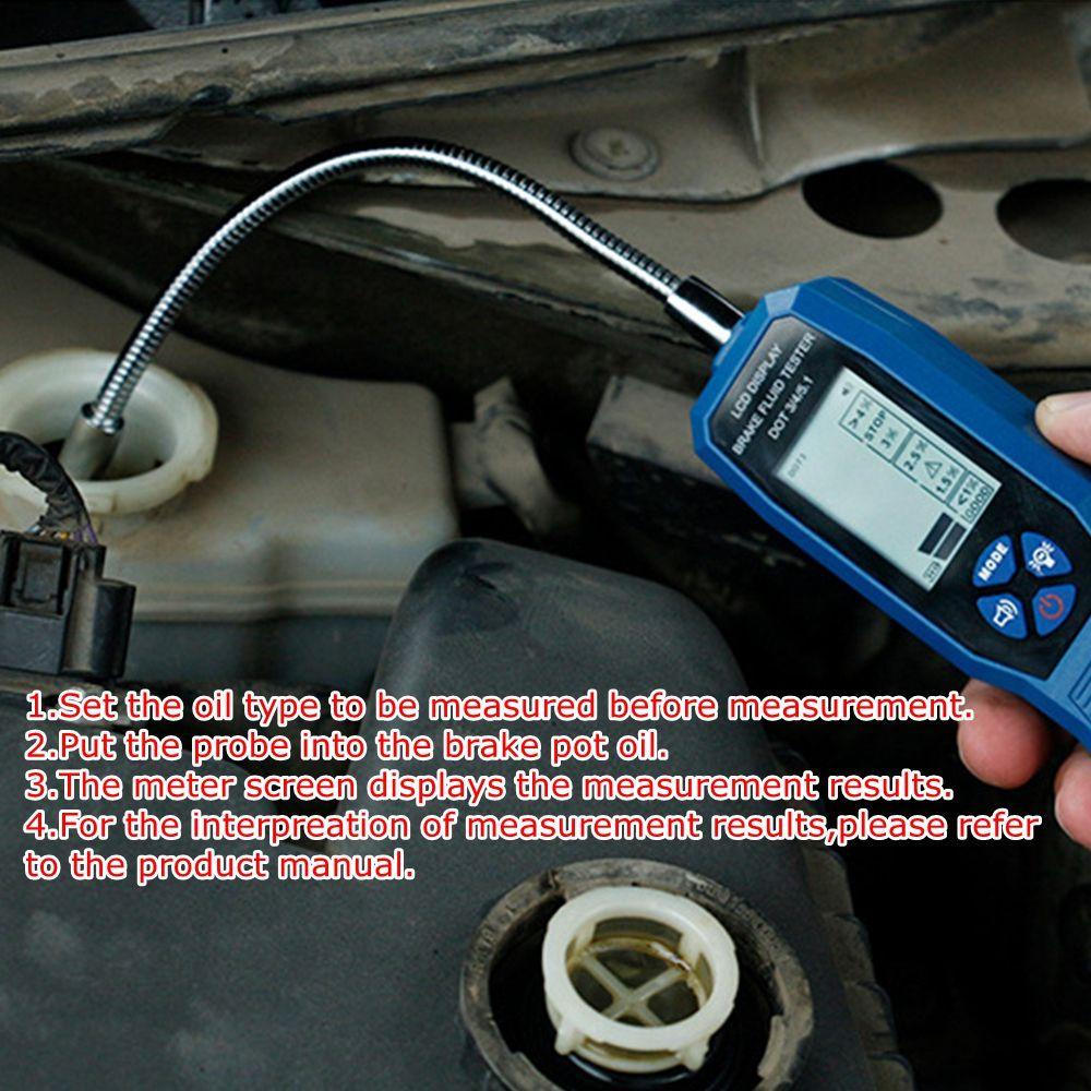 Top Brake Fluid Tester New Design Universal Auto Detektor Kualitas Oli Mesin Akurat Tester