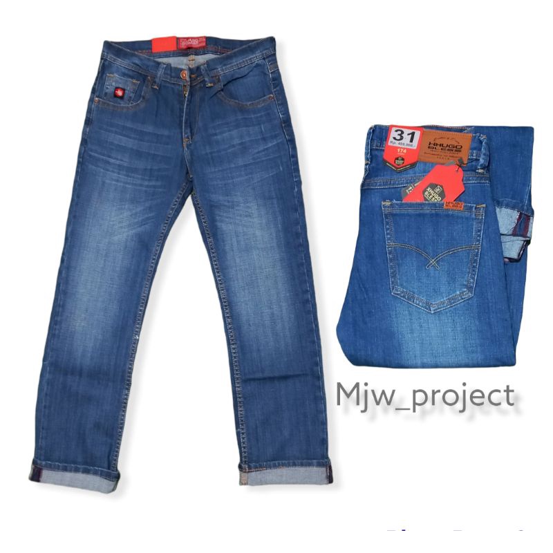 Celana Panjang Jeans Xhugo Bless | Celana Jeans Denim Original
