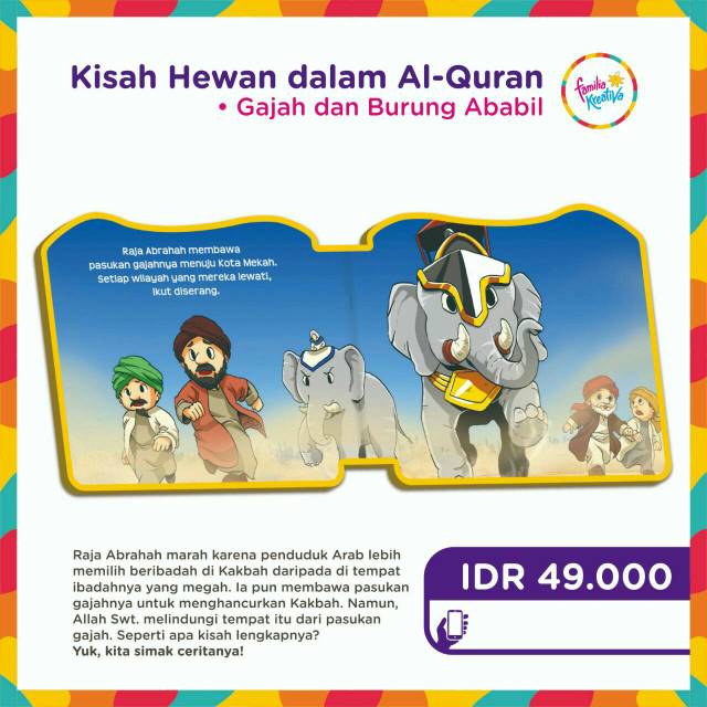 1 Set 2 Buku Kisah Hewan Dalam Al Qur An Shopee Indonesia