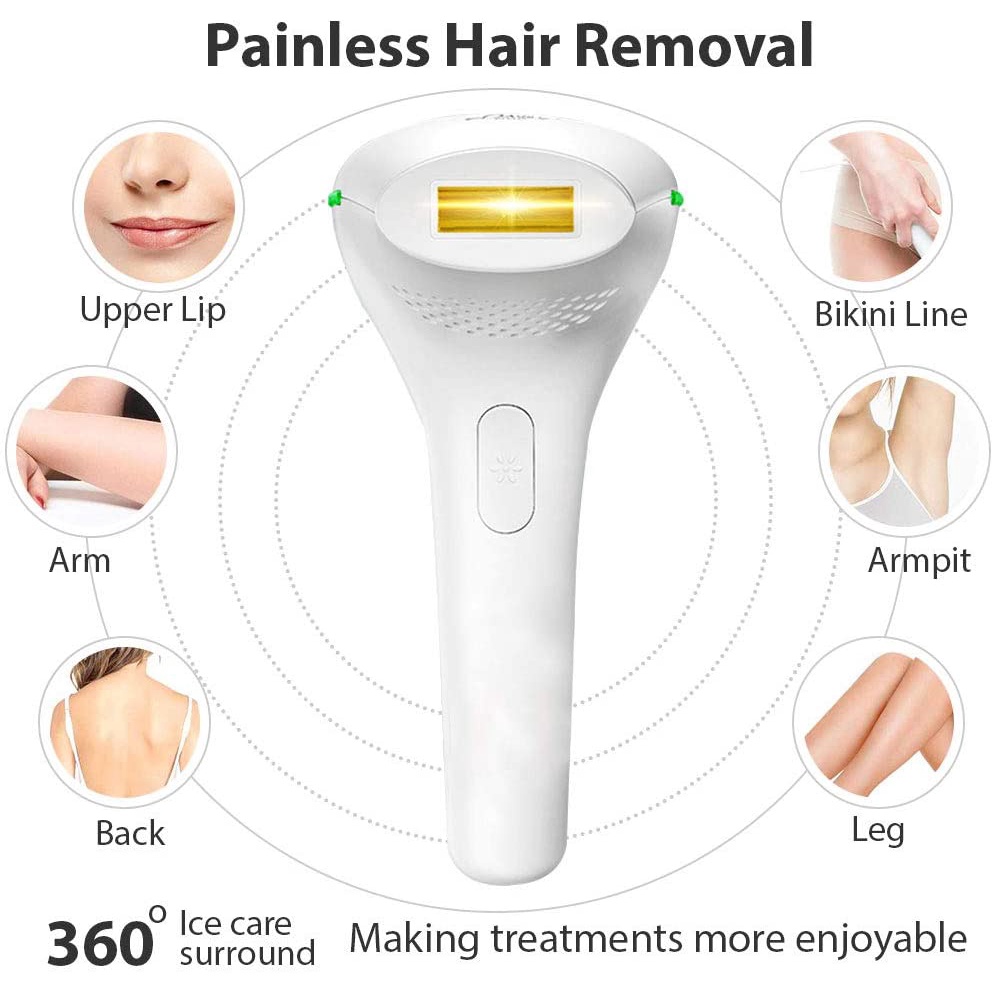 Laser Hair Removal Perontok Bulu Permanent Alat Penghilang Bulu TANPA SAKIT GARANSI / BOSIDIN D-1176 UK DESIGN GARANSI