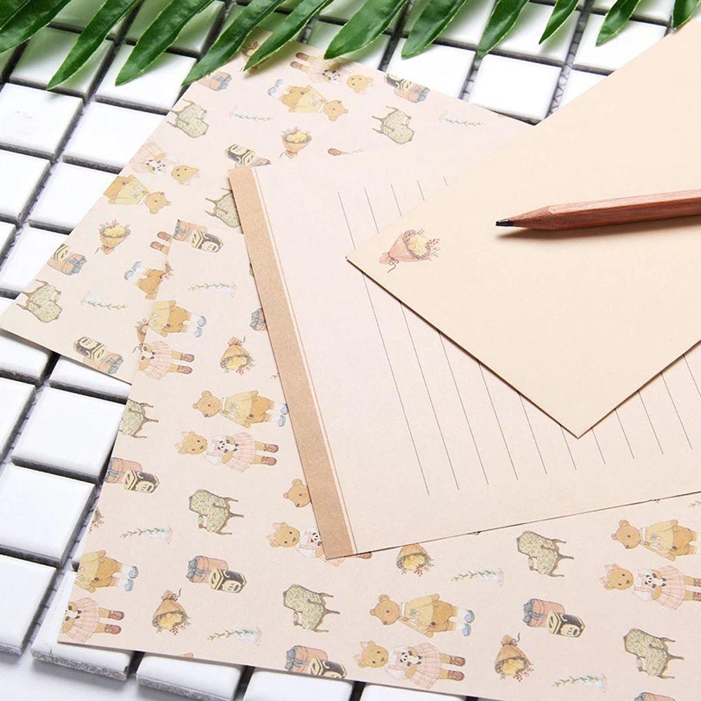 [Elegan] Amplop Perlengkapan Kantor Undangan Letter Pad Hadiah Amplop Bunga Cantik Beda Gaya Kertas Alat Tulis