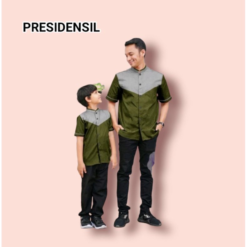 COUPLE KELUARGA Busana Lebaran / Baju Lebaran CP KOKO KENAN / COUPLE KOKO - MUSTARD