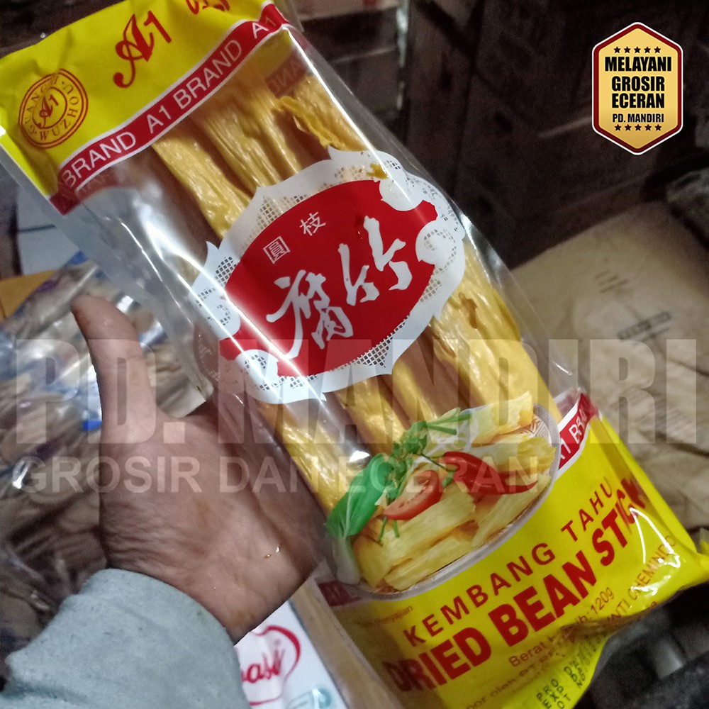 

KEMBANG TAHU STICK A1 BRAND 120 GR DRIED BEAN STICK