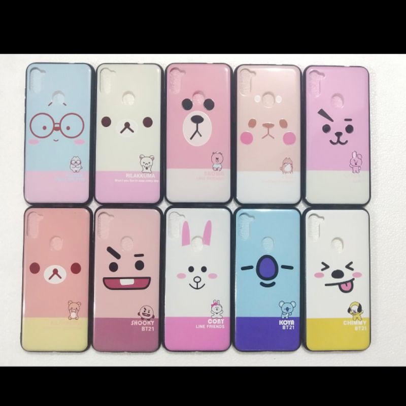 Case funny face BTS BT 21 doll Samsung J1 ace/J2 prime/J5/ J7 prime/A01/A11/A51/A71/M11