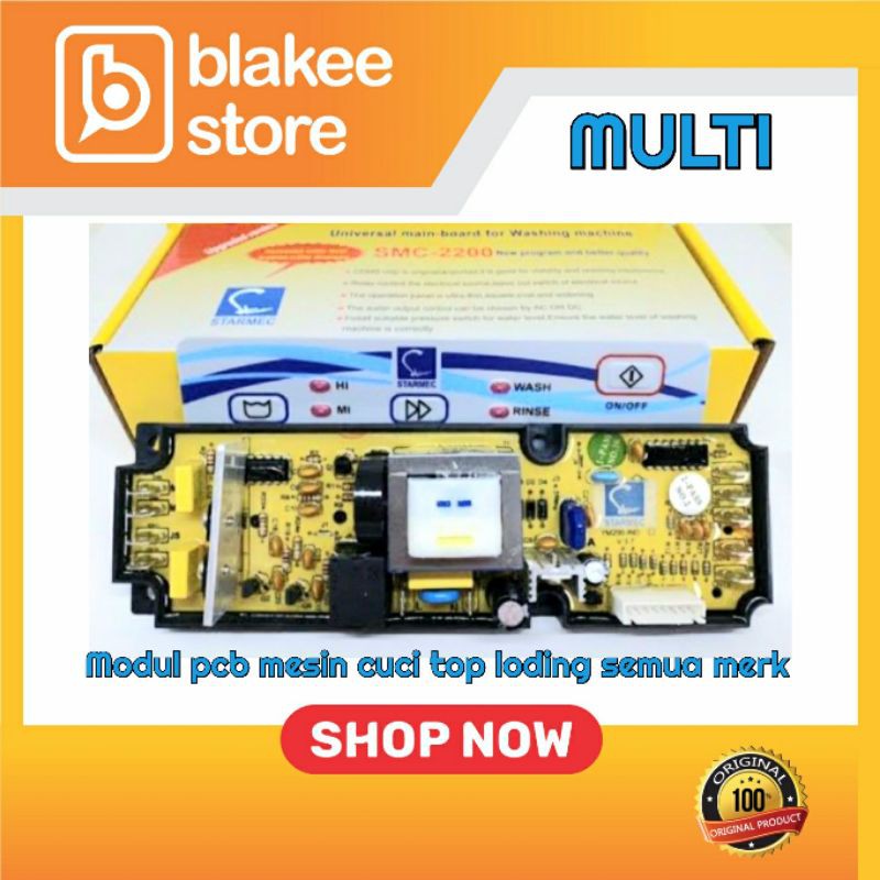 MODULPCB MESIN CUCI UNIVERSAL ( MULTI ) SMC2200 ALL mesin cuci top loding