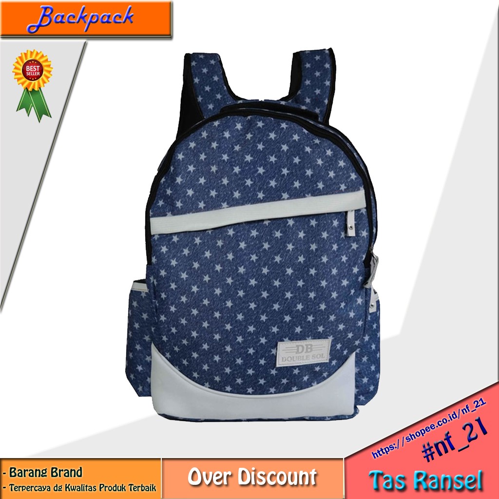 Jual Tas Ransel Backpack KANVAS | Shopee Indonesia