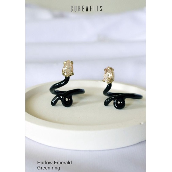 Harlow Emerald Green Ring