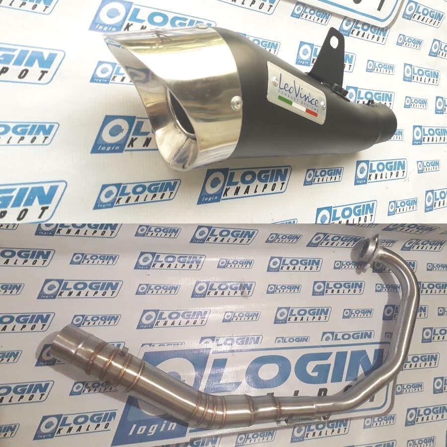 knalpot racing leovince cobra black fullsystem cbr250