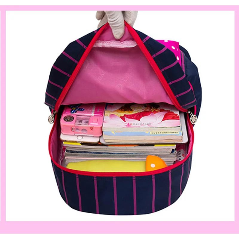 ARMELIA SHOP - Tas Ransel Sekolah Anak Beby Salur-Tas Ransel Backpack Sekolah Anak Perempuan Remaja