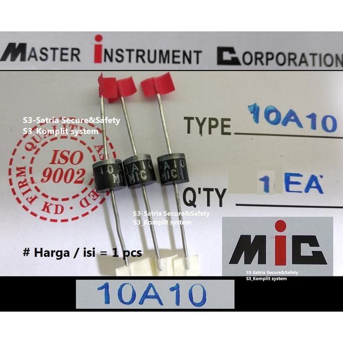 Super Mic Dioda 10A10 Diode 10A 10 Amper M I C 10Amper Ampere Sale