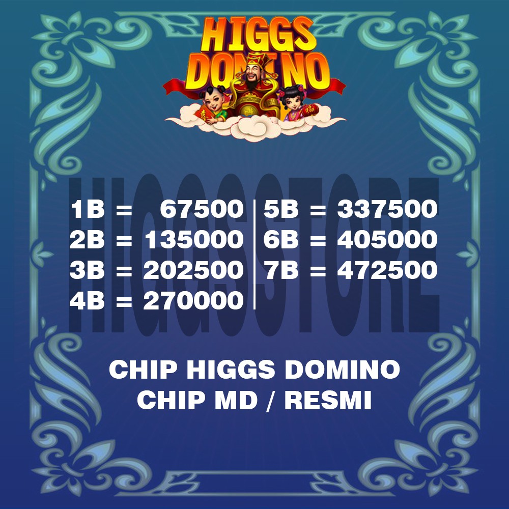 Chip Higgs Domino 1B - Chip Domino 1B - Chip Domino Agen Resmi - Koin