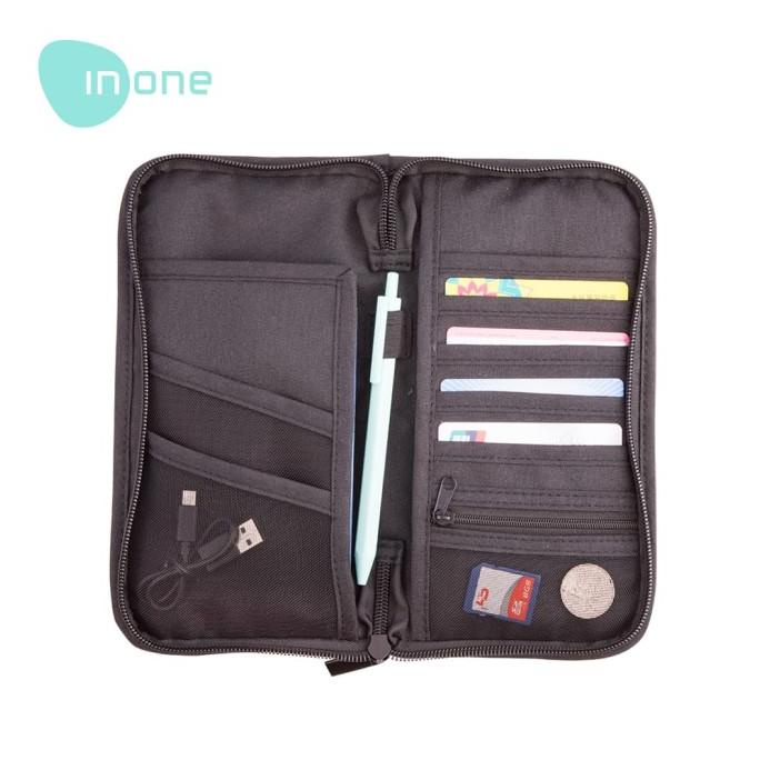 

Inone Tas Penyimpanan Travel Document Organizer map with card holder dijamin