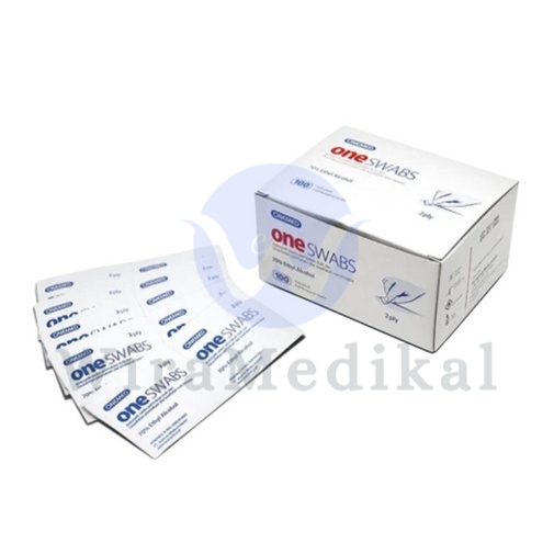 One Swabs Alkohol Swab Kapas Alkohol Tissue Alkohol