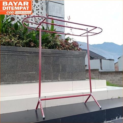 Gantungan Baju,Jemuran Pakaian Jemura Baju Besi,Jemuran Oval Besi Kuat