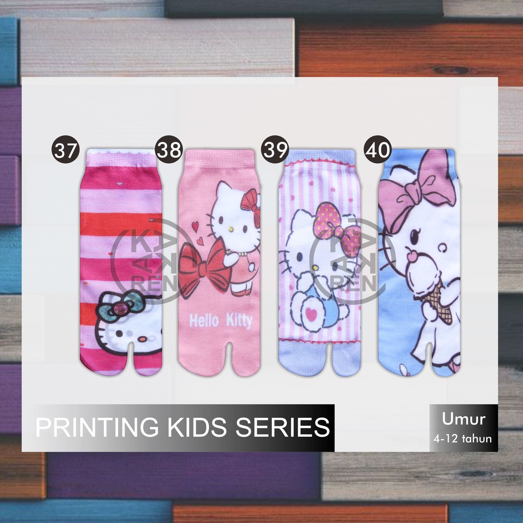 Kaos Kaki Jempol Anak Printing Karakter Unicorn B