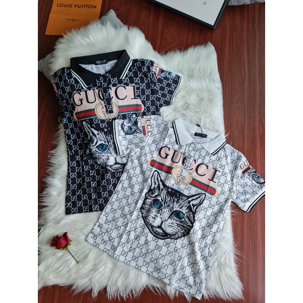 polo kaos kerah premium gucci wanita cewek