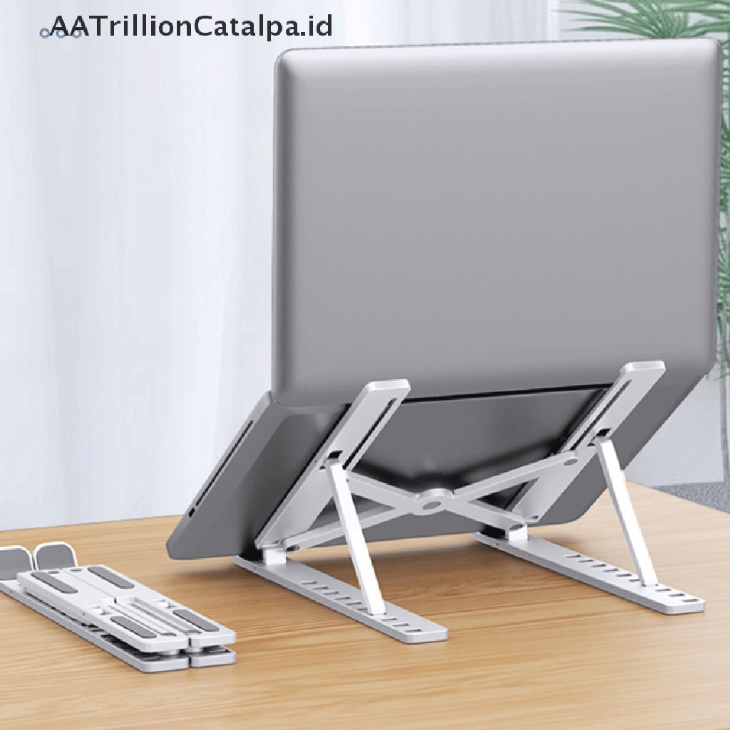 Aatrillioncatalpa Stand Holder Laptopnotebooktablet Lipat Portable Adjustable Dengan Ventilasi