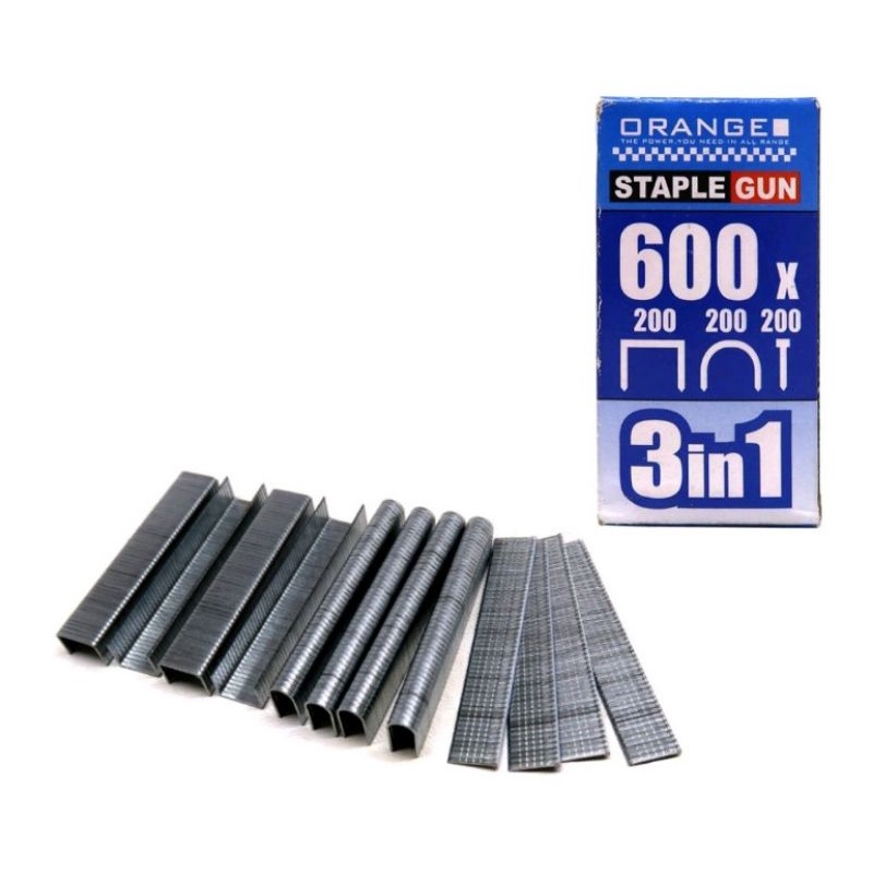 

ORANGE Isi Paku Tembak 3in1 - Refill Staple Gun 3 in 1