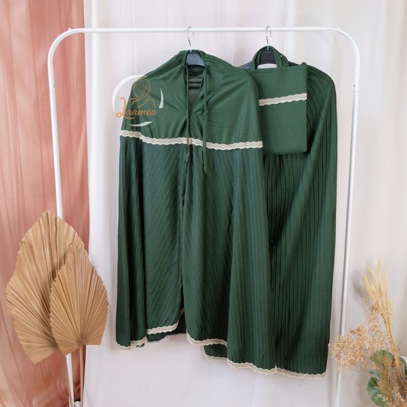 MUKENAH JUMBO DEWASA HYGET AMPLOP RENDA POLOS MUKENAH TRAVELING PREMIUM