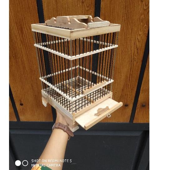 Recomended.. Sangkar Kandang Burung Pleci Kolibri Kecil Mini Hitam