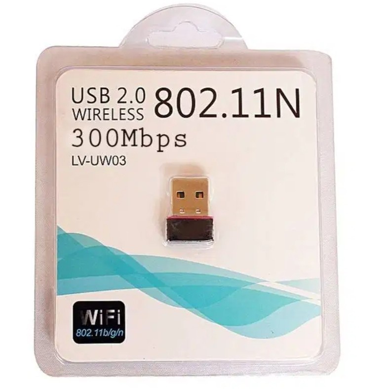 Wifi USB Adaptor M-TECH 300 Mbps - 802.11 UW-01