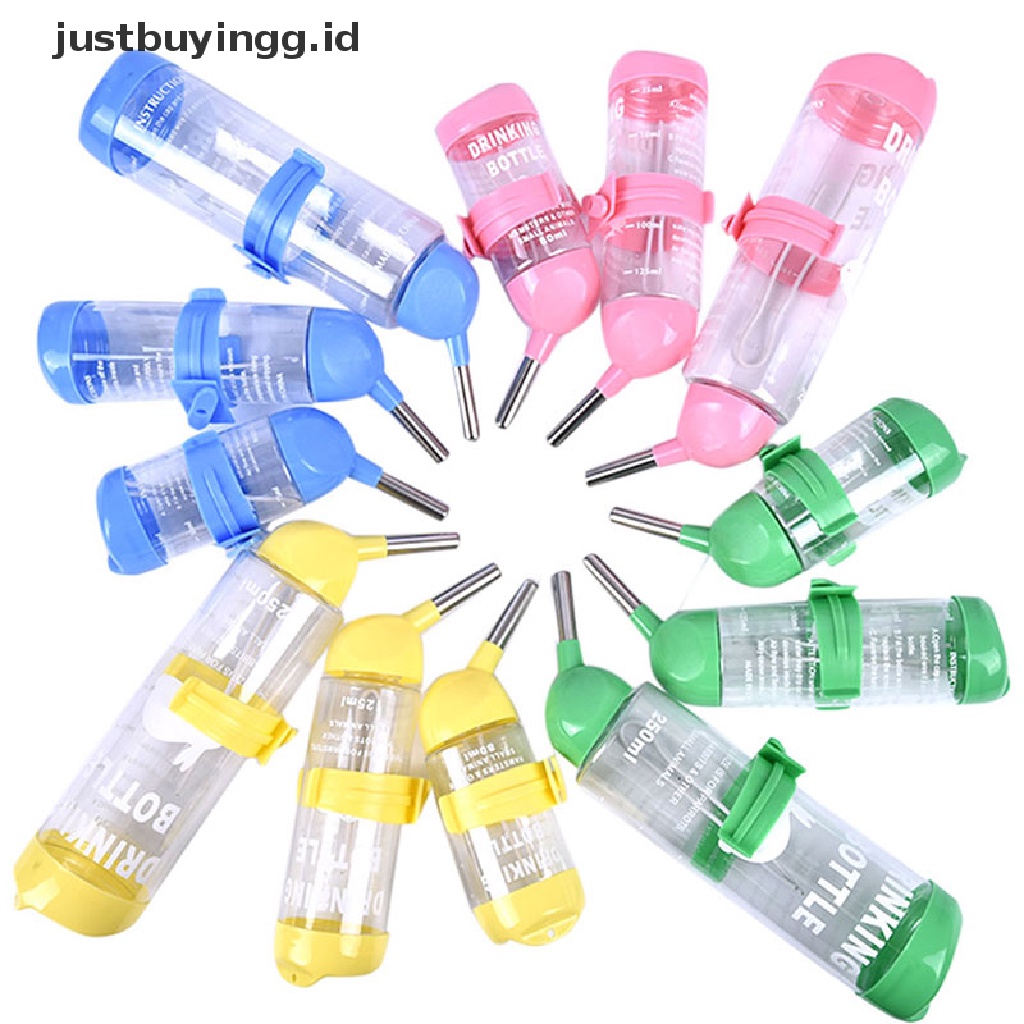 1pc Botol Minum Gantung Bahan Plastik Untuk Hamster / Kelinci