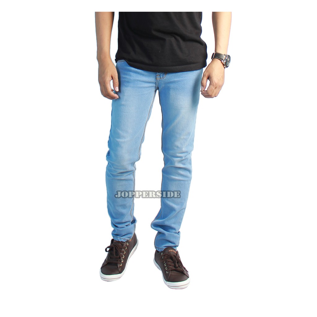 JOPPERSIDE GOBLACK CELANA PANJANG JEANS PRIA ORIGINAL PREMIUM HITAM BLACK POLOS