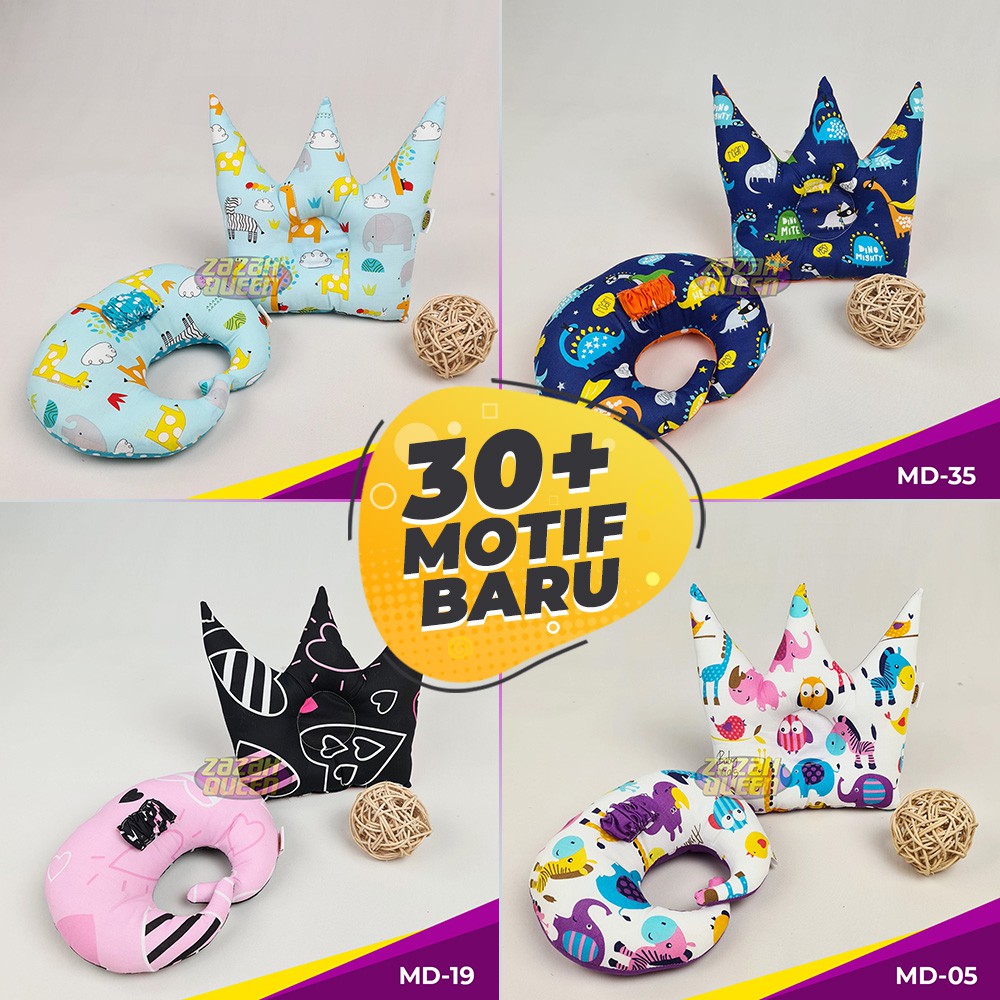 Bantal Peyang Mahkota + Bantal Dot Bayi / Bantal bayi