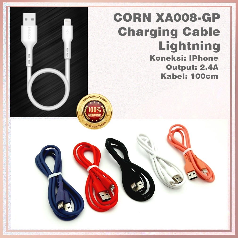 Corn XA008-GP Data/Charging Cable 2.4A Apel