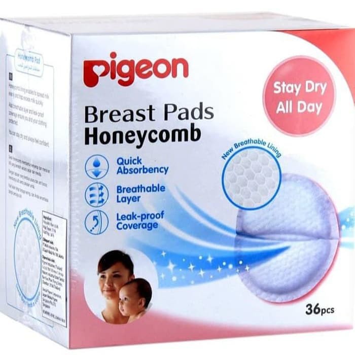 Makassar! Pigeon Breast Pads Comfy Feel 12/36 Pcs