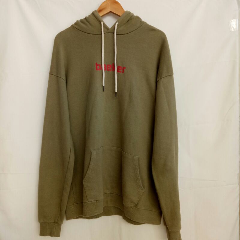 THRIFT HOODIE ARMY BAEKER