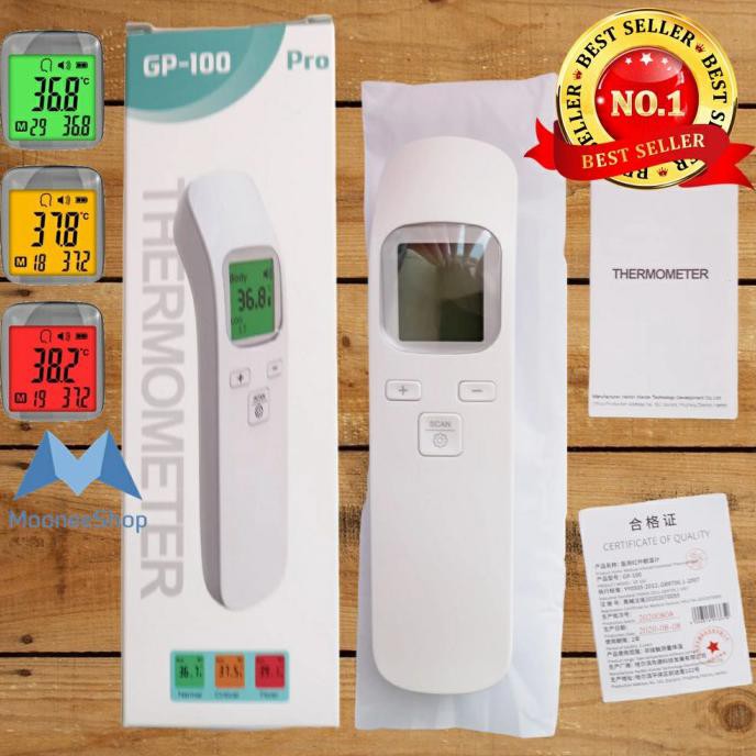 Thermometer Suhu Badan Termometer Infrared Non Contact Gp-100