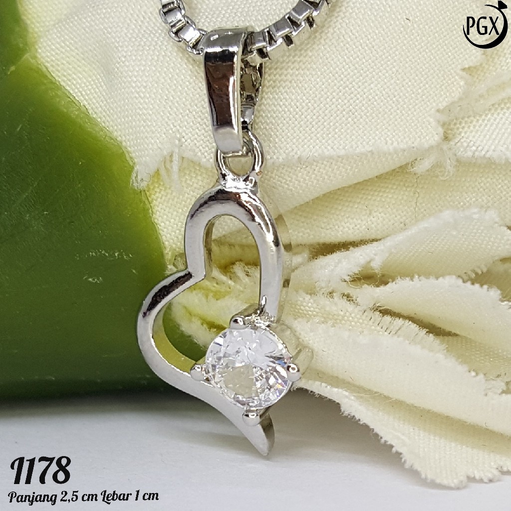 PGX Liontin Kalung Xuping Wanita Perhiasan Lapis Emas Aksesoris Fashion - I178