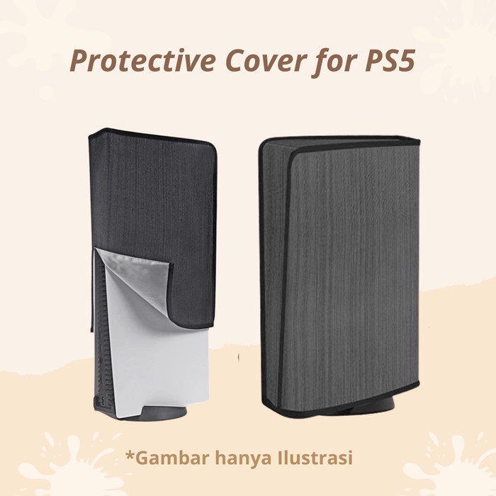 Sarung Penutup Console PS5 Soft Protective Cover Bag Dust Water Proof