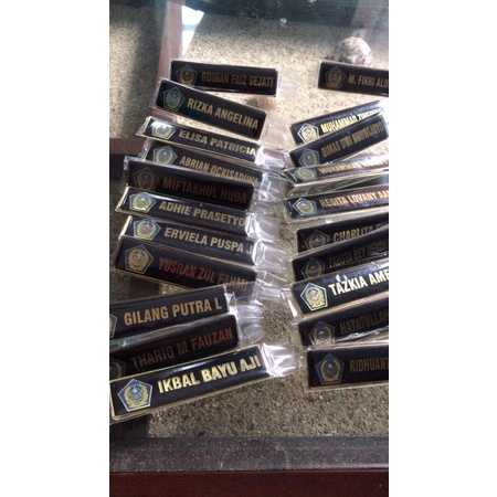 

Nametag Kuningan Custom | Name Tag Kuningan Custom | Nametag STTD | Name Tag STTD | Papan Nama STTD | Papan Nama Custom
