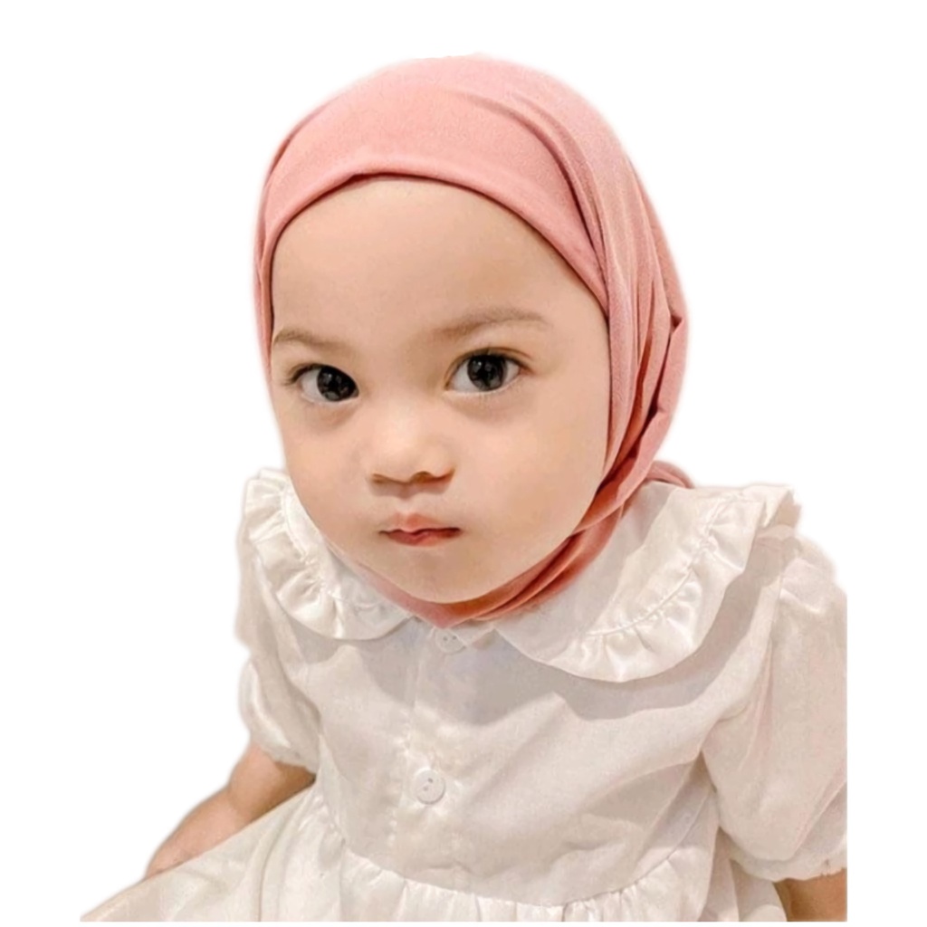 Pashmina Anak Camila Pashtan Anak Jersey Premium Hijab Pasmina Instan Camilla Jilbab Bayi 0 sampai 6 Tahun Kerudung 1 Slup Adem Aman Tanpa Peniti