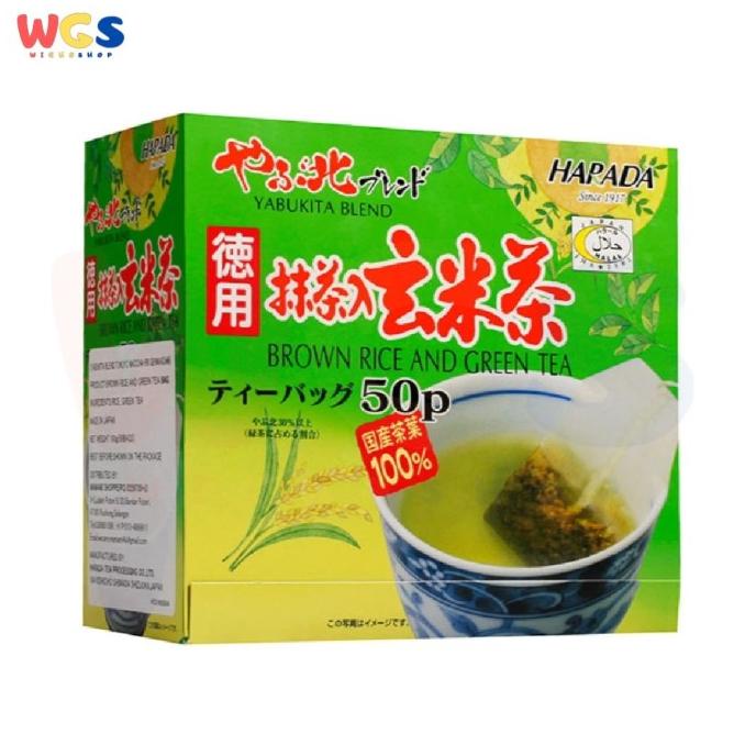 

[COD] Harada Tea Bag Yabukita Blend Brown Rice & Green Tea 2 gr x 50 pack [COD]