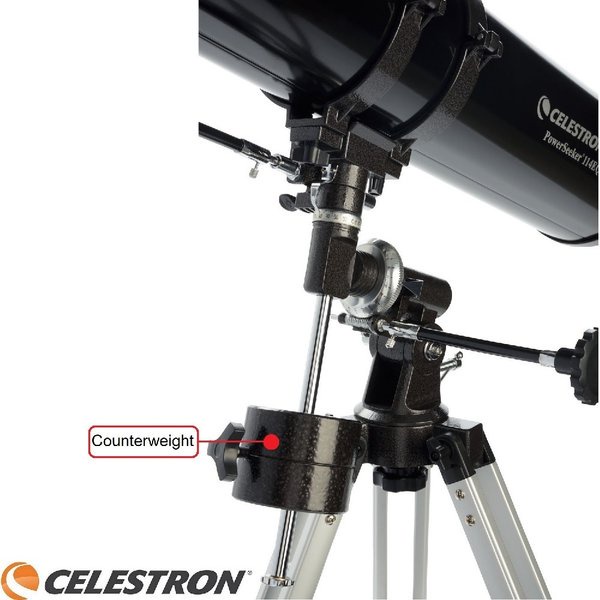 384 CELESTRON PowerSeeker 114EQ - Teleskop Teropong Bintang