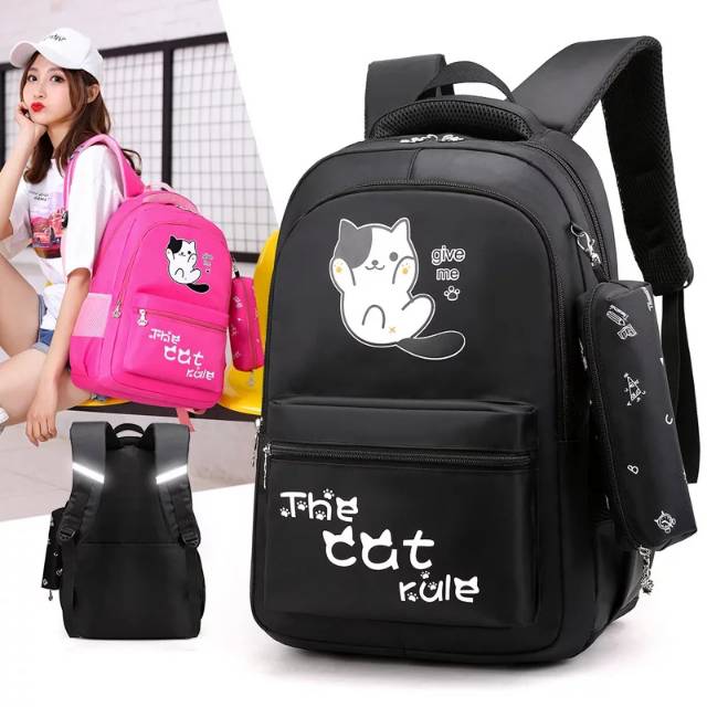 Tas ransel sekolah  anak the cat rule