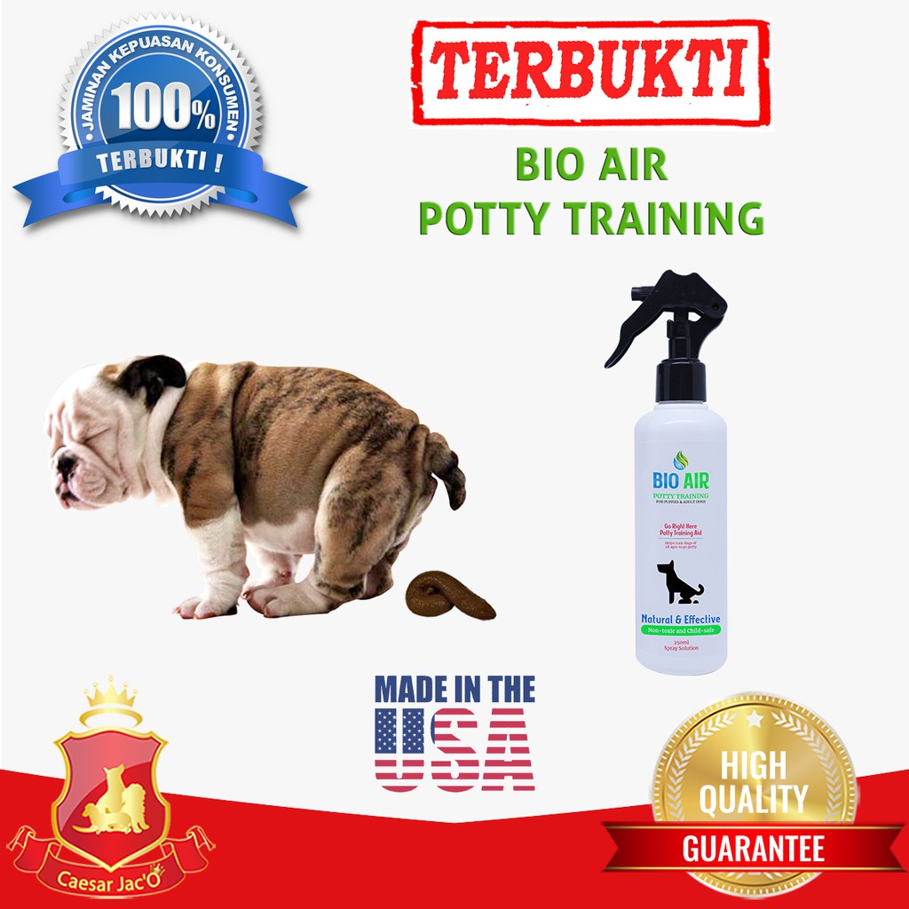 Spray Melatih Pipis Dan Pup Anjing Dog Potty Toilet Training Shopee Indonesia