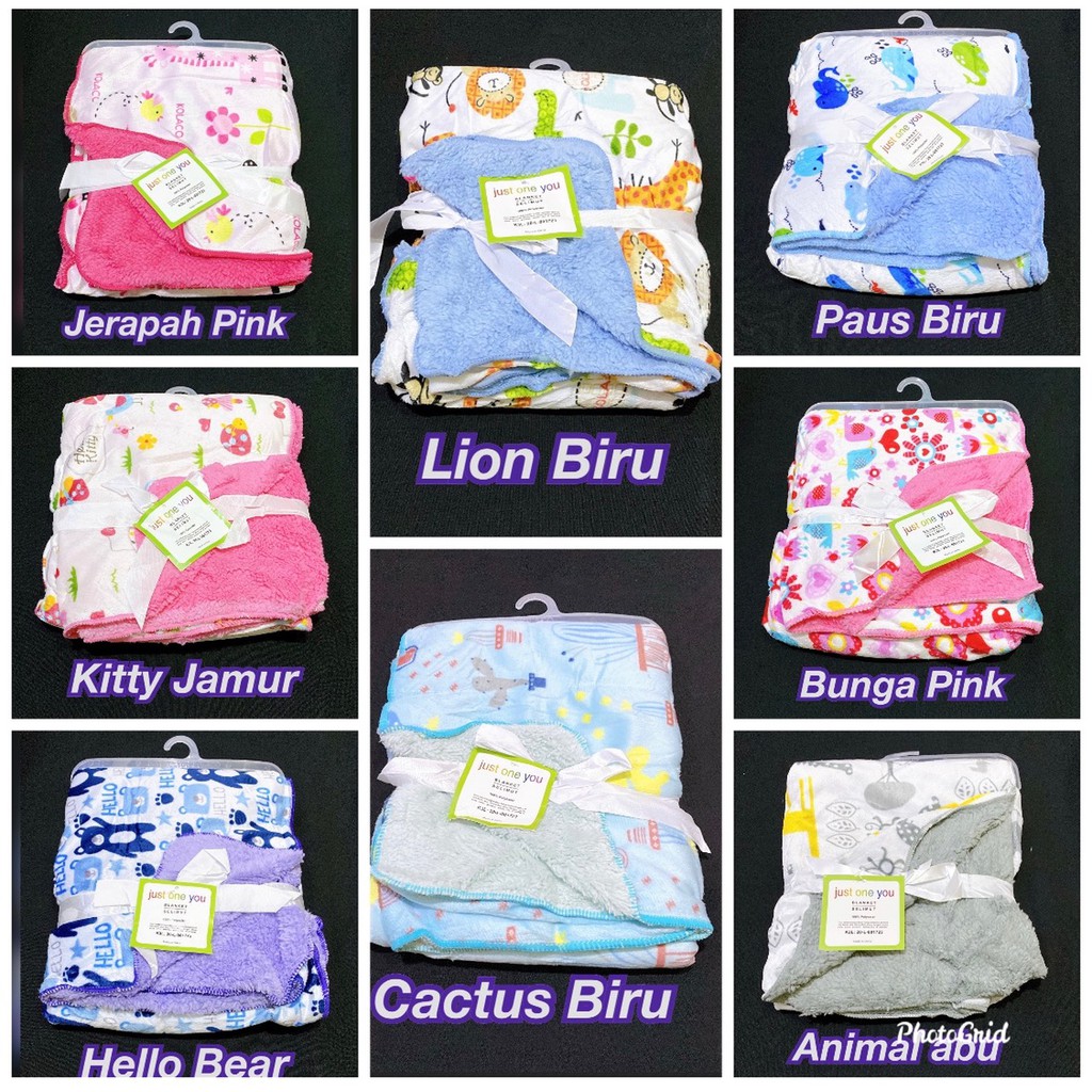 Selimut bayi (blanket) double fleece bayi CBKS HK LC