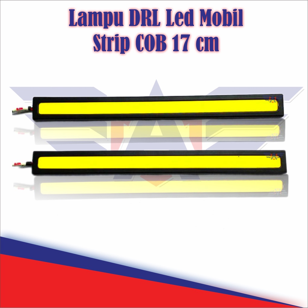 Lampu DRL Led Mobil Strip COB 17 cm
