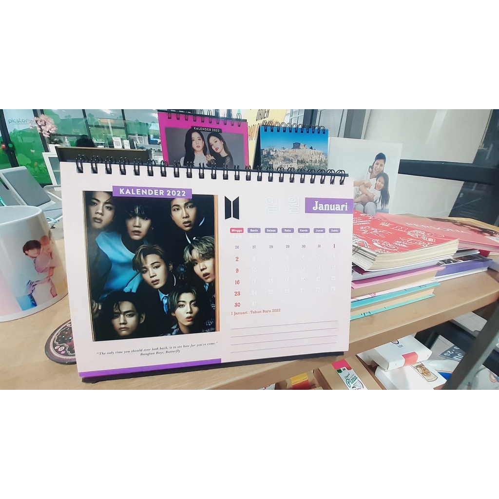 

Kalender Meja Hard cover spiral