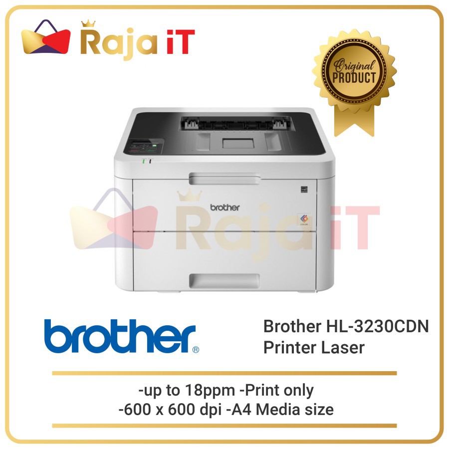 BROTHER Printer Laser Color HL3230CDN Laserjet HL 3230 CDN Warna