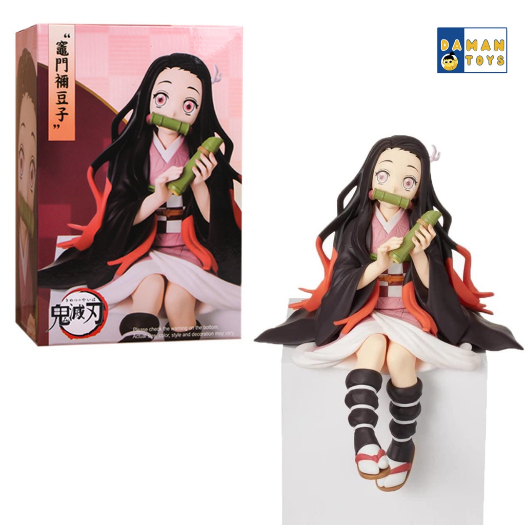 Demon Slayer Kimetsu No Yaiba  Eat Rice Balls Ver Tanjiro Kamado, Zentsu Agatsuma, Nezuko, Giyuu, Tokito Muichiro Action Figure Anime