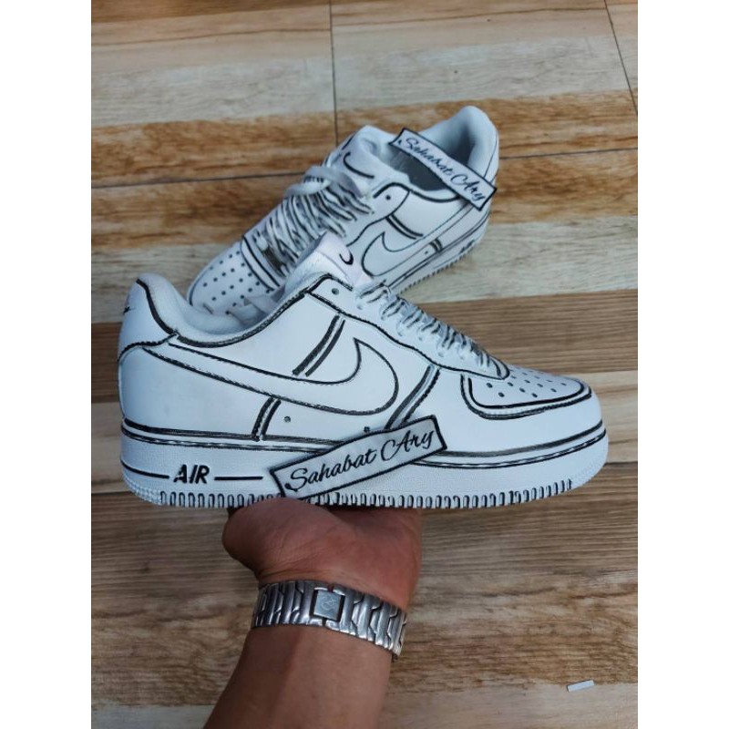 custom af1 cartoon