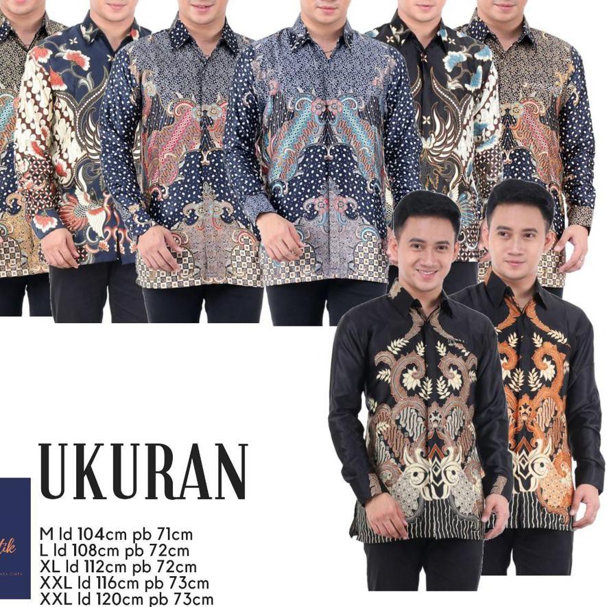*Buruan Dibeli ( BISA COD ) Kemeja Batik Pria Semi Sutra Puring Istimewa - Istimewa