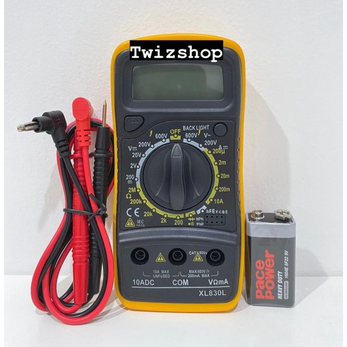 Digital Multimeter XL830L / Multitester Avometer Digital XL 830L
