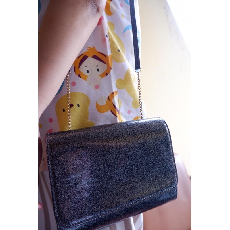 Tas kondangan warna hitam blink blink